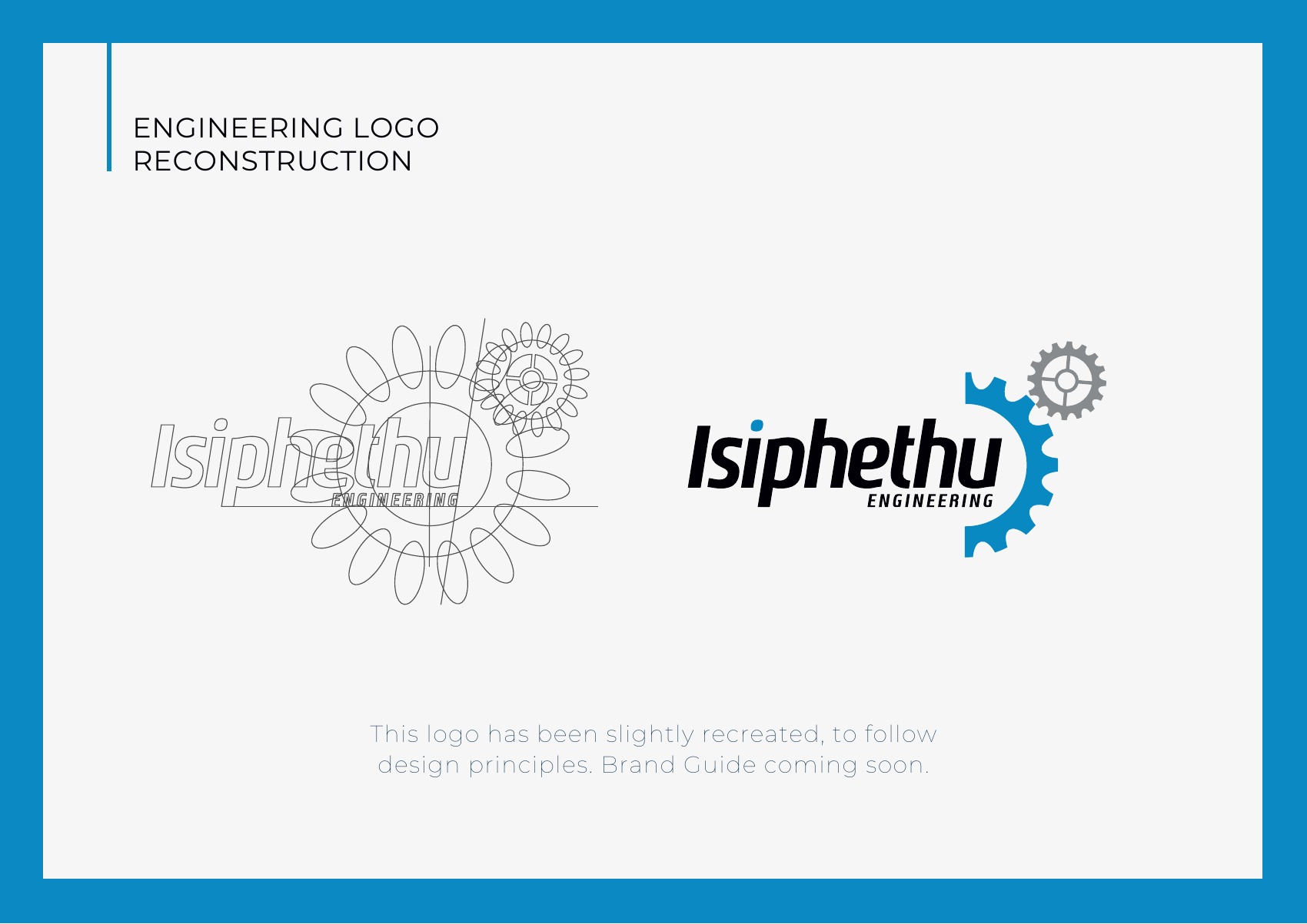 Isiphethu Engineering logo reconstruction study